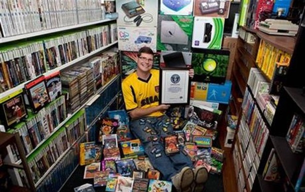 Власник 11 тисяч відеоігор потрапив до Книги рекордів Гіннесса