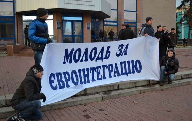 На білоцерківський Євромайдан зігнали бюджетників та студентів-аграрників