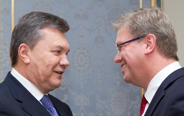 Янукович встретился с еврокомиссаром Фюле