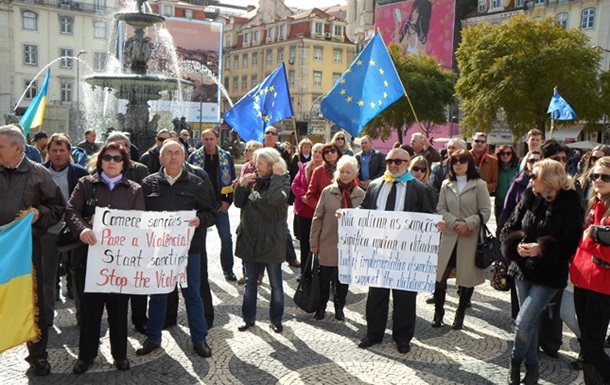 У Лондоні, Парижі та Нью-Йорку відбулися акції на підтримку Євромайдану