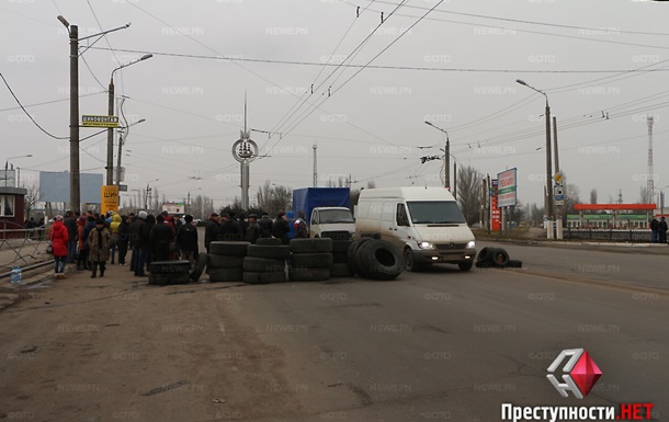 Учасники проросійського мітингу заблокували в’їзд до Миколаєва
