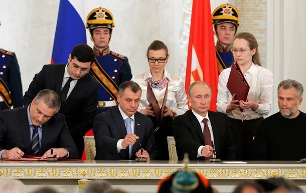 Итоги 18 марта: подписан договор о включении Крыма в состав РФ, Свобода избила главу НТКУ