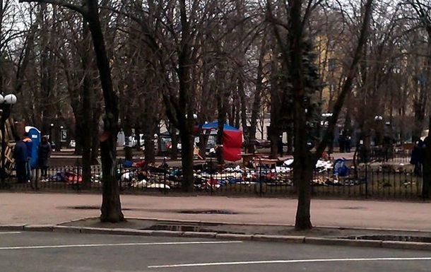 В Луганске свернули палатки пророссийской   гвардии   