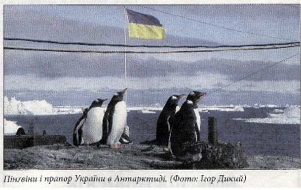 Про пік 100-ліття, український прапор, пінгвінів і лазню