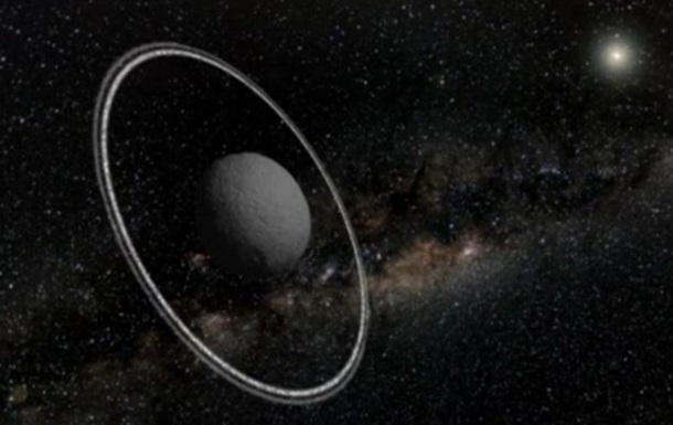 Астрономы обнаружили астероид с газопылевыми кольцами