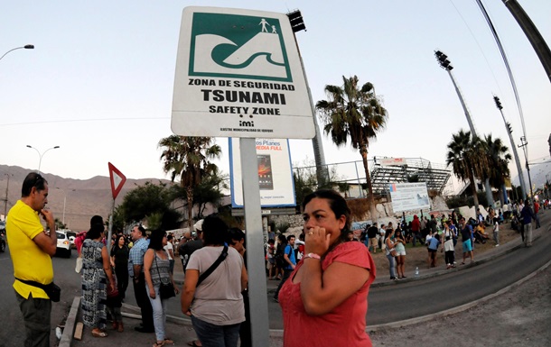 Из-за угрозы цунами в Чили эвакуированы 900 тысяч человек