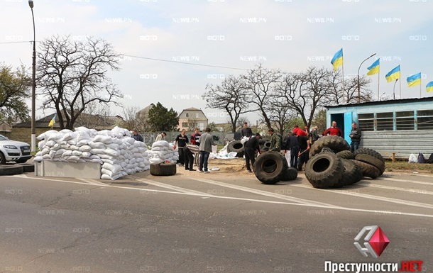 На въездах в Николаев установили блокпосты