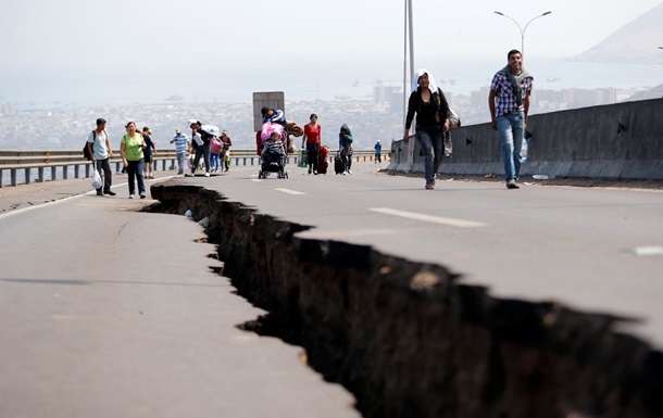 В Чили произошло землетрясение магнитудой 5,8