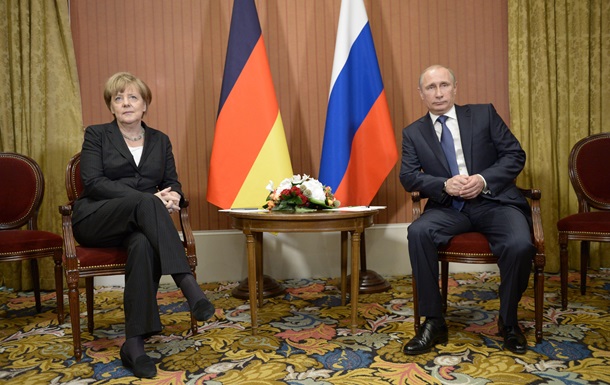 Путін і Меркель обговорили розбіжності з Україною