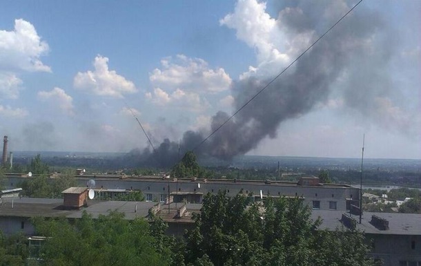 На АЗС в Славянске произошел взрыв - ополченцы