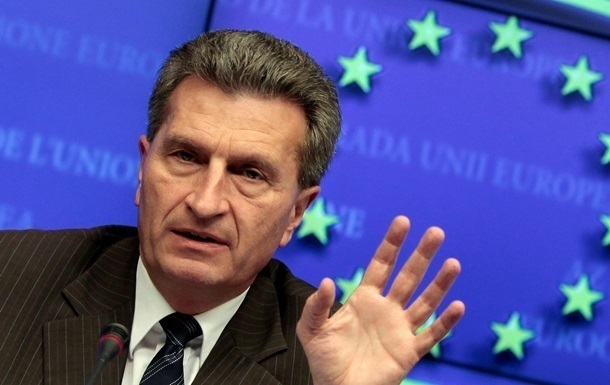 Еттінгер: ЄС запросить Україну і Росію для нового раунду газових переговорів
