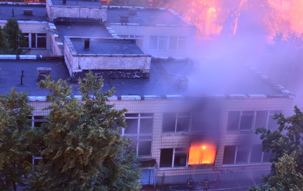 Пожар в днепровском районе