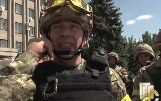 Славянск: Докладывает министр обороны Гелетей - видео