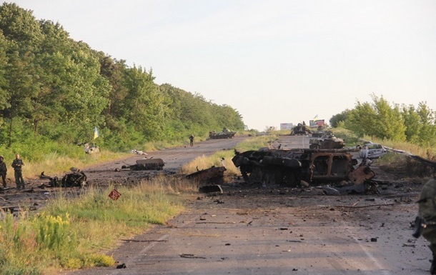 Ядро колонны сепаратистов, бежавших из Славянска, было уничтожено - Гелетей 