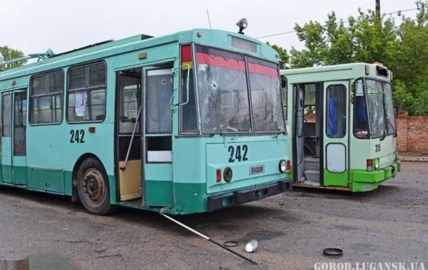 У Луганську перестали курсувати трамваї й тролейбуси 