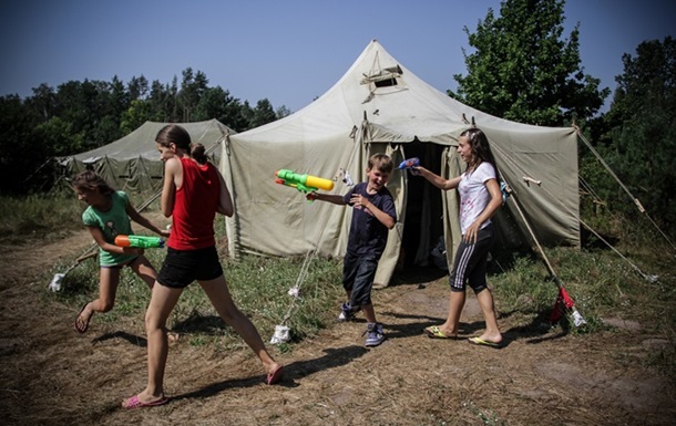 Дети из зоны АТО проходят реабилитацию в  Лесной заставе 