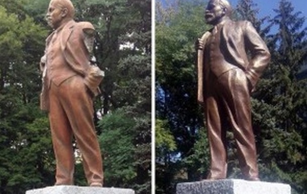 У Харкові відновили знесений пам ятник Леніну 