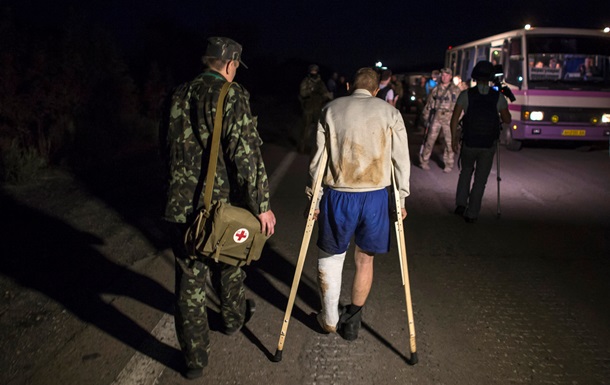 Как проходил обмен пленными в Донецке
