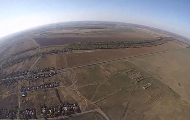 Воздушная разведка: видео с украинского беспилотника