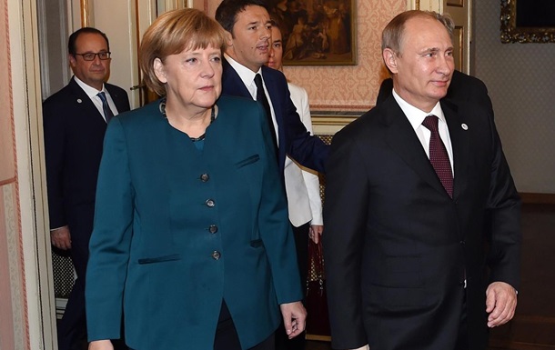 Путин нарисовал украинский газовый вопрос для Меркель