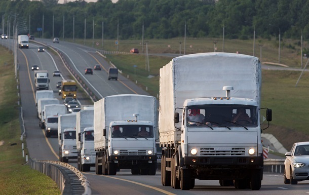 Российский гуманитарный конвой добрался до Донецка и Луганска 