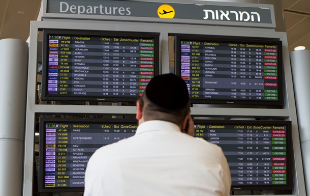 Украинцы не могут вылететь из аэропорта Тель-Авива