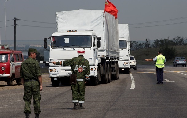 МНС Росії спростувало паливо для танків у гуманітарних конвоях
