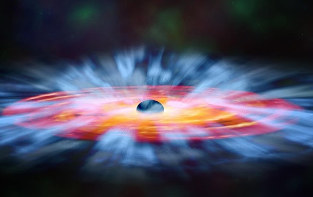 NASA показало зображення чорної діри