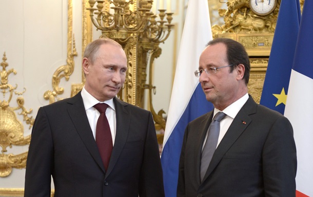 Путін: Візит Олланда в Москву піде на користь вирішенню кризи в Україні