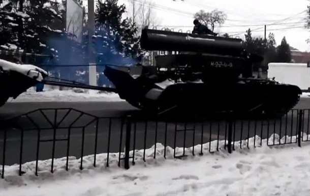 В Донецке произошло ДТП с участием военной техники сепаратистов