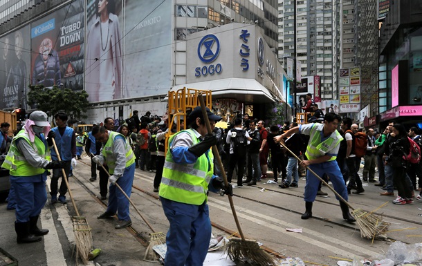 Полиция Гонконга ликвидировала последний лагерь протестующих