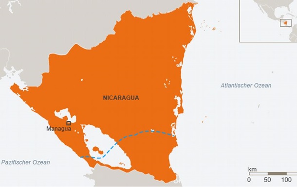 В Никарагуа начались работы по прокладке канала между двумя океанами