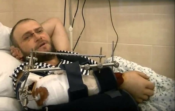 У мережі з явилося відео з пораненим Ярошем у лікарні