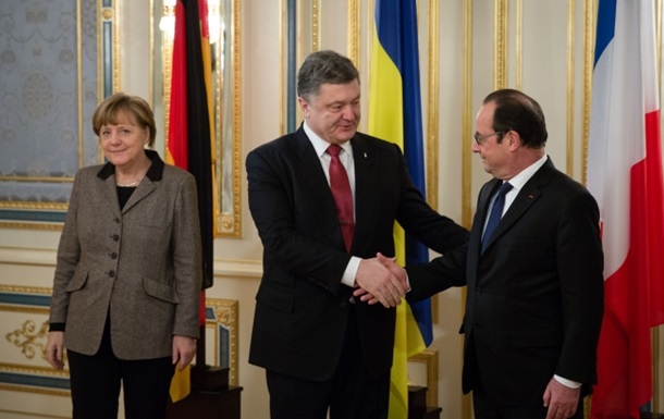 Порошенко, Меркель и Олланд не обсуждали федерализацию Украины