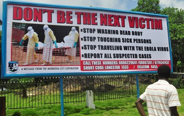 За тиждень в Західній Африці зафіксовано 144 випадки зараження Еболою