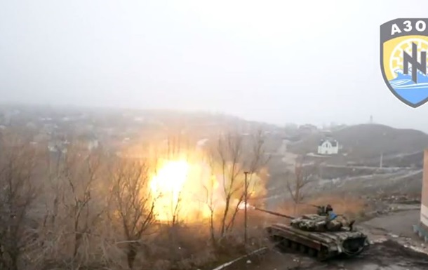 Опубликовано видео утреннего боя в Широкино