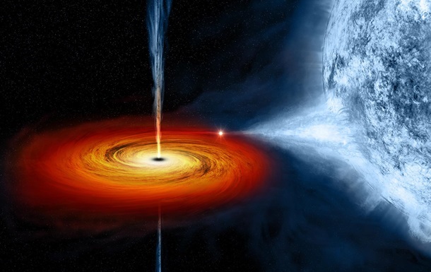 Виявлена гігантська чорна діра часів раннього Всесвіту
