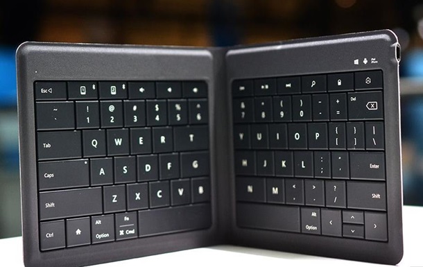 Microsoft представила складну клавіатуру на магнітах