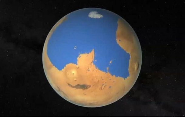 Марс втратив цілий океан води