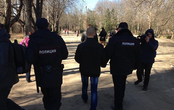 В Симферополе задержан организатор митинга памяти Шевченко 