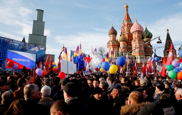 Москва встала в пробках из-за празднования аннексии Крыма