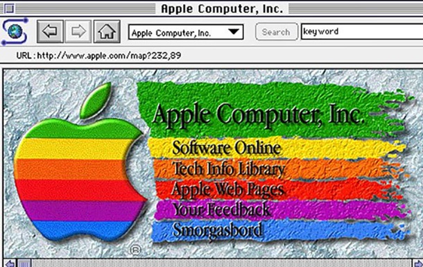 Самая первая веб-страница Apple появилась в Сети