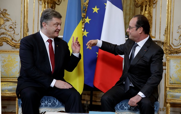 Порошенко і Олланд обговорили направлення миротворців на Донбас