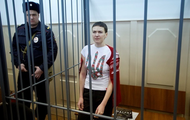 Російські тюремники заявили, що Савченко отримує триразове харчування