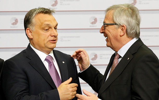  Привет, диктатор! . Глава Еврокомиссии наградил пощечиной премьера Венгрии