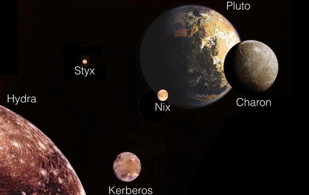 Hubble з ясував, що місяці Плутона рухаються хаотично