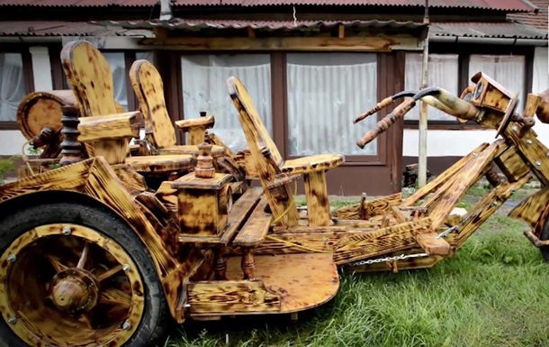 Байк своими руками: венгерский фермер создает уникальные машины из дерева 