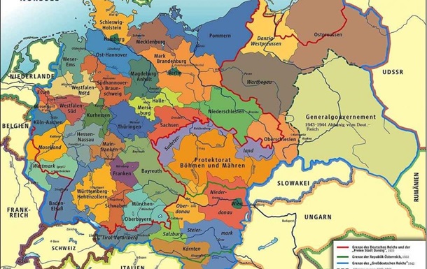 Німці в Чехословаччині: Судетенланд і Протекторат Богемії та Моравії