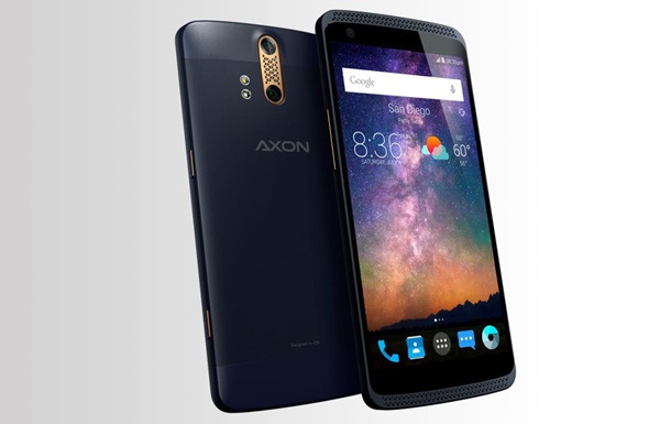 ZTE выпустит первый премиум-смартфон Axon со сдвоенной оптикой