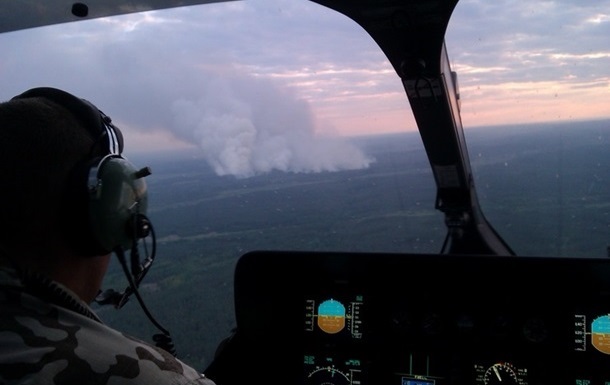 Пожежа в Чорнобильській пущі: рівень радіації вдвічі нижчий від норми